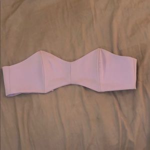 Tobi Lavender strapless top